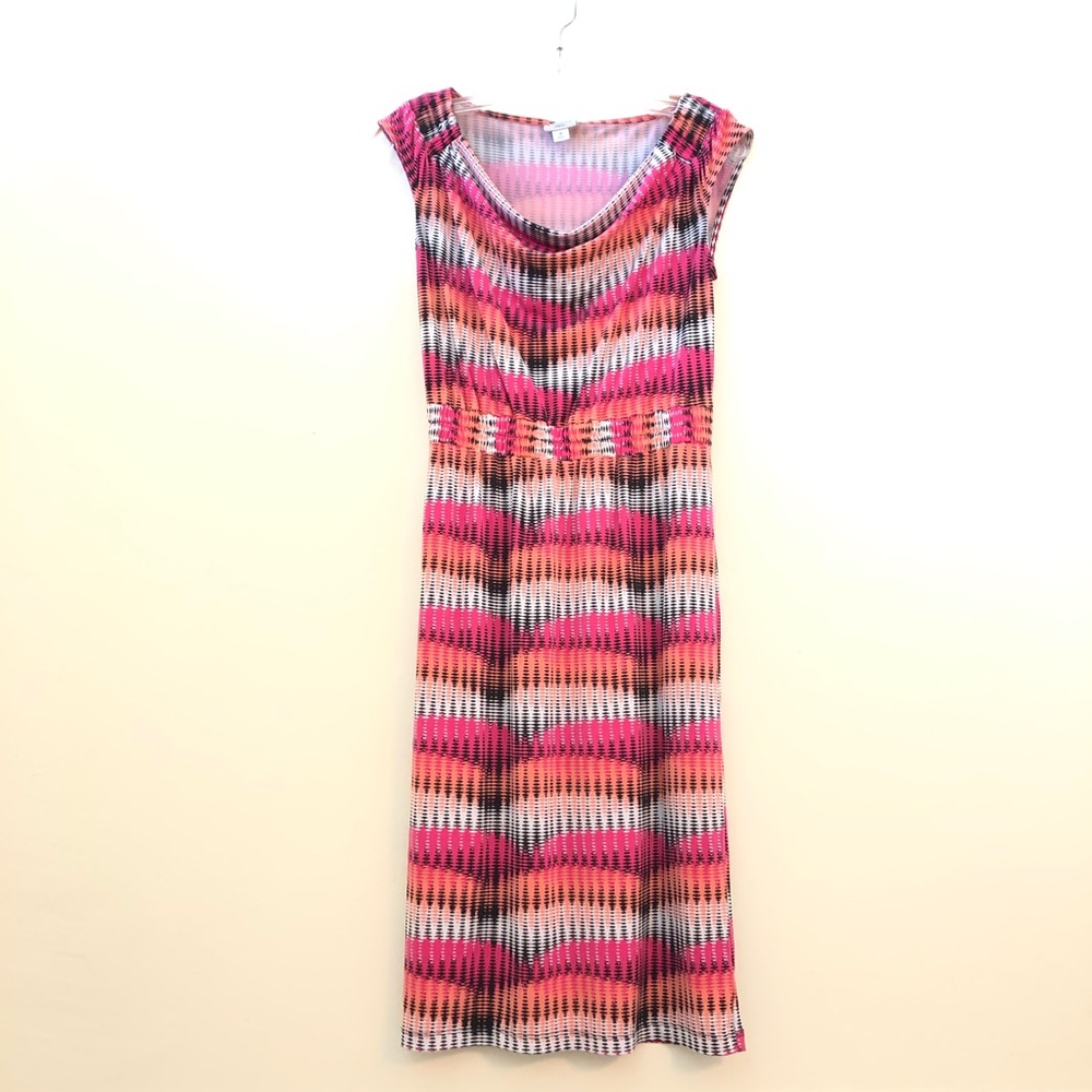 Bright patterned dress